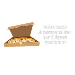 Stickers personnalisés pour vitrine de pizzeria. Attirez l'attention avec des designs uniques