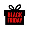 Sticker vitrine black friday