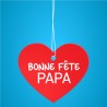 Stickers vitrines Coeur Bonne fête Papa