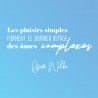 Stickers Oscar Wilde Les plaisirs simples