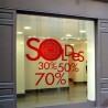 Stickers vitrine Soldes