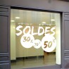 Stickers vitrine Soldes