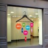 Stickers vitrine Ceintre soldes