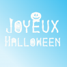 Stickers lettrages joyeux halloween