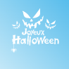 Stickers vitrines Joyeux Halloween