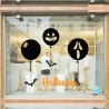 Stickers vitrines ballons halloween