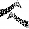 Stickers muraux Girafes