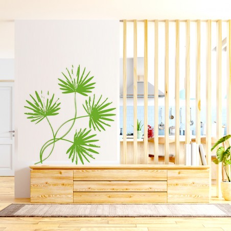 Un nouveau sticker mural végétal pour une décoration de cuisine  contemporaine et design.
