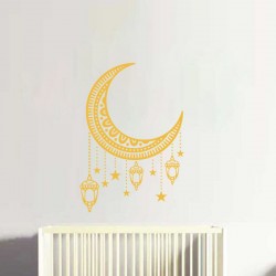 Stickers ornement lune ramadan