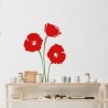 Stickers fleurs de coquelicots