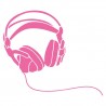 Sticker casque de musique