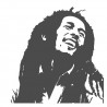 Sticker mural Bob Marley