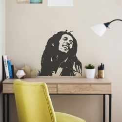 Sticker mural Bob Marley