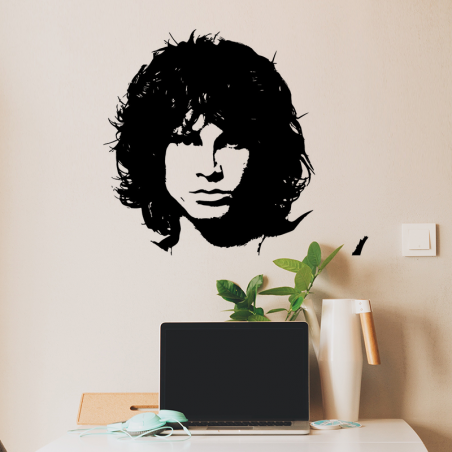 Sticker mural Jim Morrison