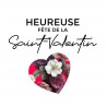 Stickers Coeur et heureuse Saint-Valentin