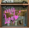 Stickers Mural et vitrine My Love