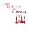 Stickers le secret du chef(fe)