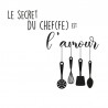 Stickers le secret du chef(fe)