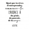 Stickers citation de Goethe