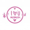 Stickers I love you Maman