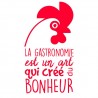 Stickers la gastronomie coq