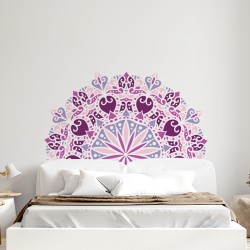 Sticker décor mandala tête de lit