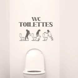 Stickers wc humour thriller