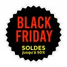 Sticker écusson soldes black friday