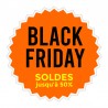 Sticker écusson soldes black friday