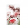 Stickers cabine de douche motif floral