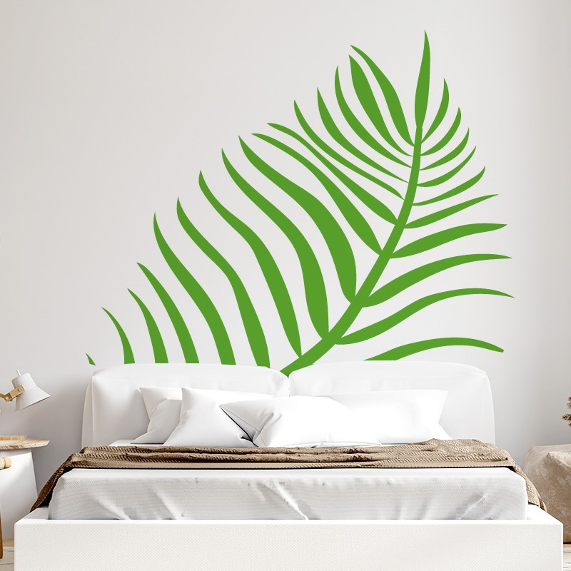 sticker mural & vitrine décoration végétal feuille de fougère