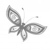 Sticker papillon design