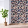 Autocollant mural motif floral design