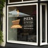 Sticker Pizza avec texte à personnaliser