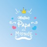 Stickers vitrines Meilleur Papa du monde