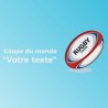 Stickers Coupe du monde de rugby personnalisable