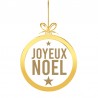 Sticker Boule de Noël dorée