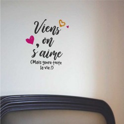 Sticker message d'amour