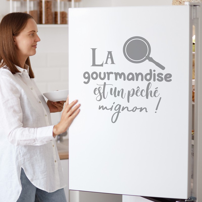 Stickers la gourmandise frigo