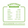 Horaires boutique personnalisables