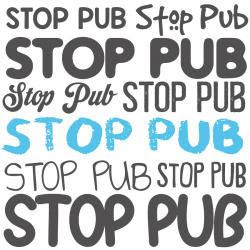 Sticker Stop Pub