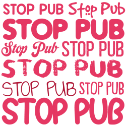 Sticker Stop Pub