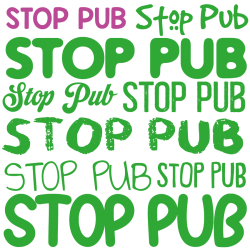 Sticker Stop Pub