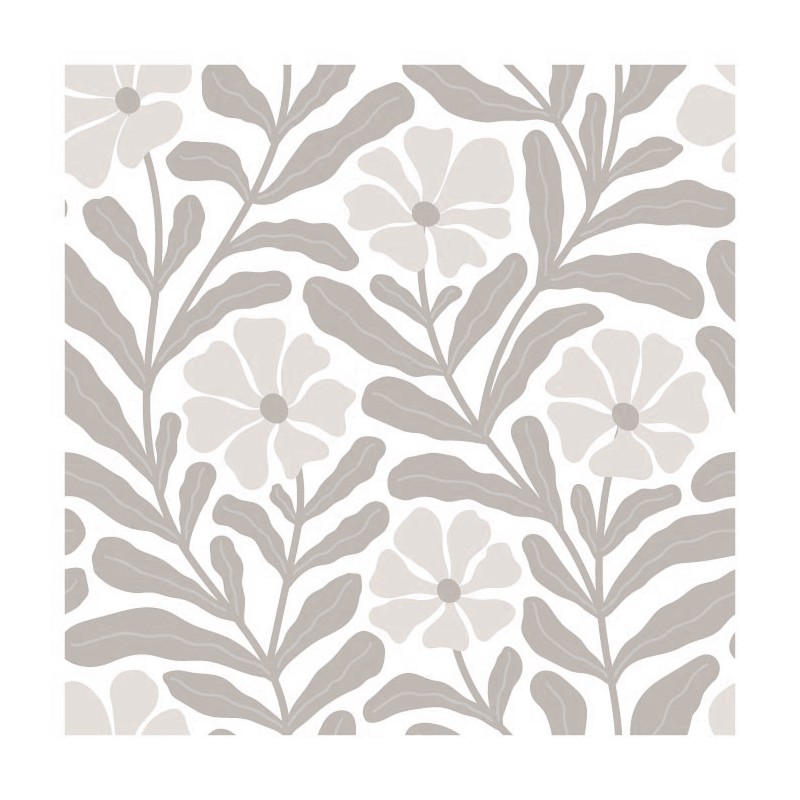 Papier peint motif floral