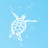 Sticker tortue des océans