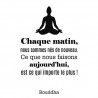 Stickers Chaque matin de Bouddha